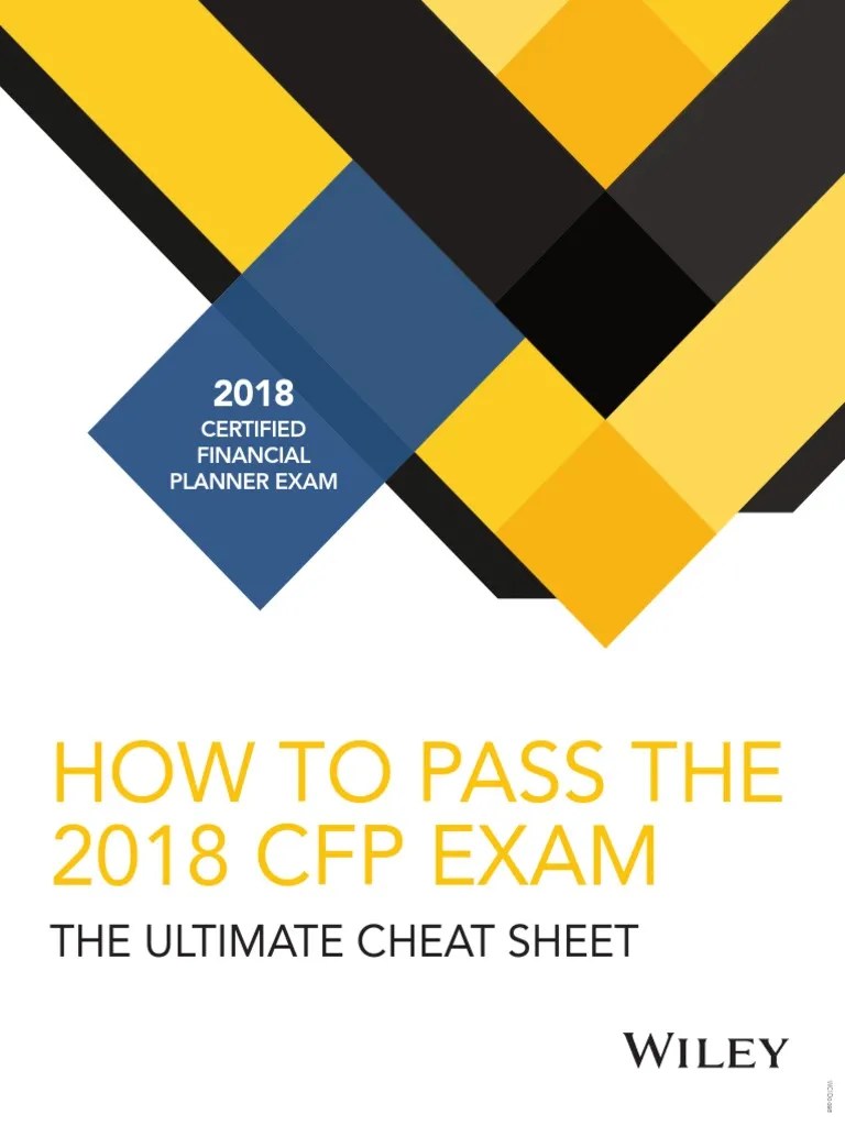 How To Pass The CFP Exam PDF Financial Adviser Insurance
