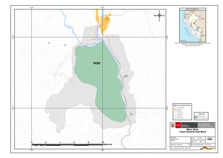 Tingo Maria Peru Map Plano region Tingo Maria Mapa Datos geográficos e información
