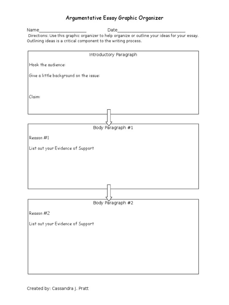 Argumentative Essay Graphic Organizer 2 (1)