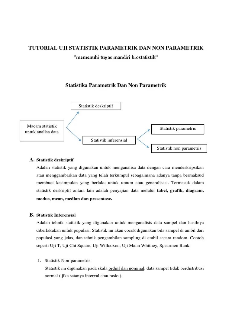 Statistika Parametrik Dan Non Parametrik | PDF