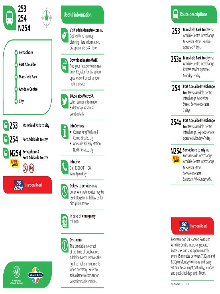 Mansfield Park to City Route Timetable Providing Detailed Schedule
