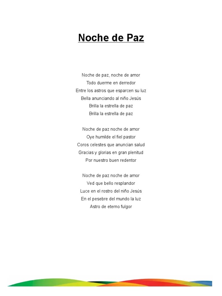 Noche de paz letra