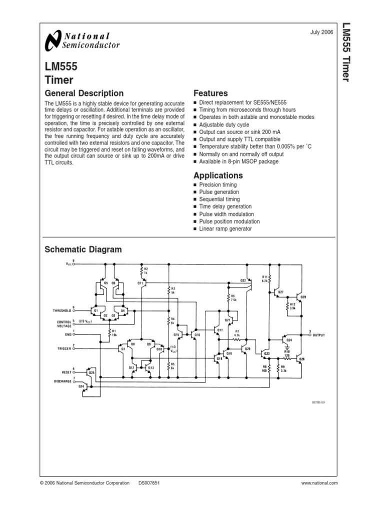 555 Timer.pdf Electricity Electrical Engineering