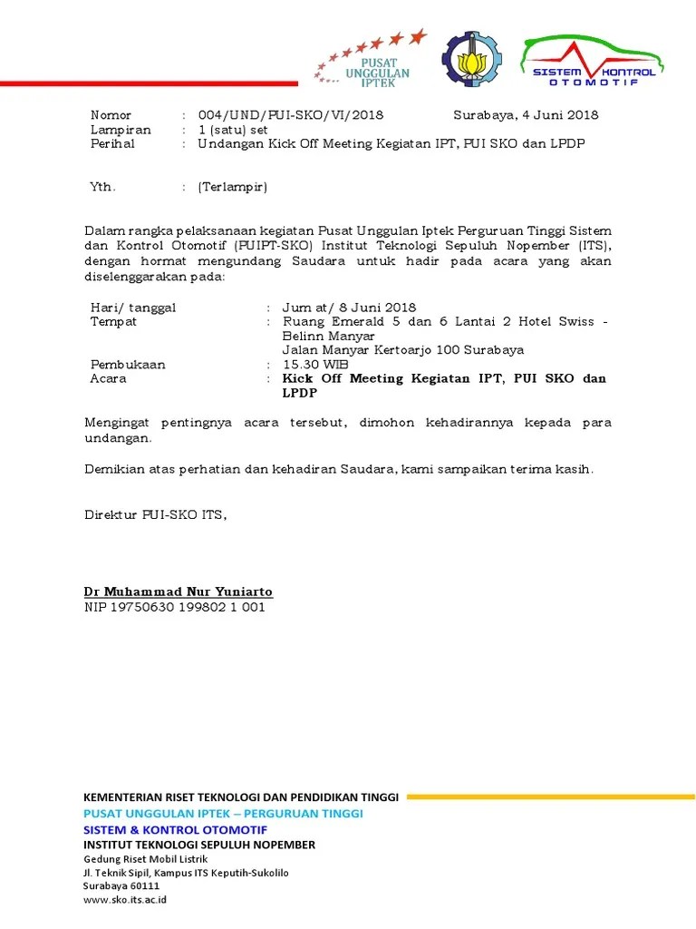 Contoh Undangan Meeting Via Email analisis