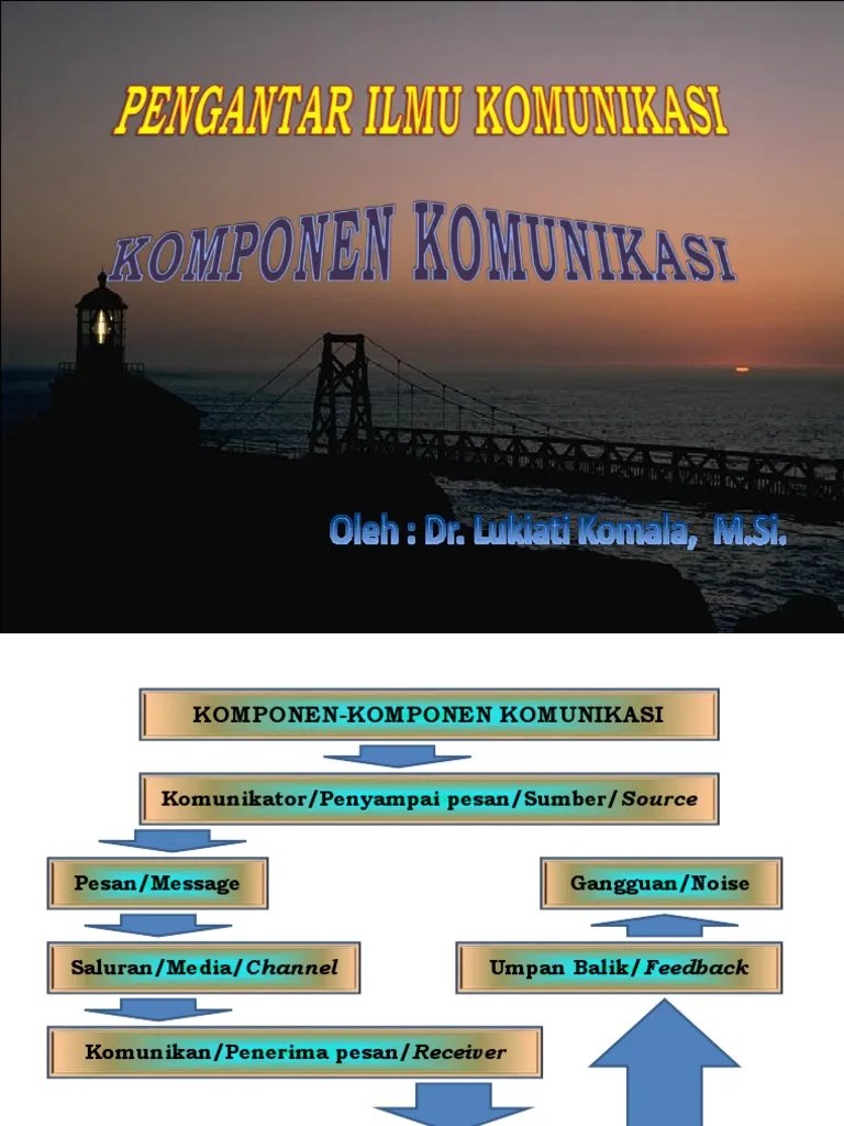 Komponen Komunikasi | PDF
