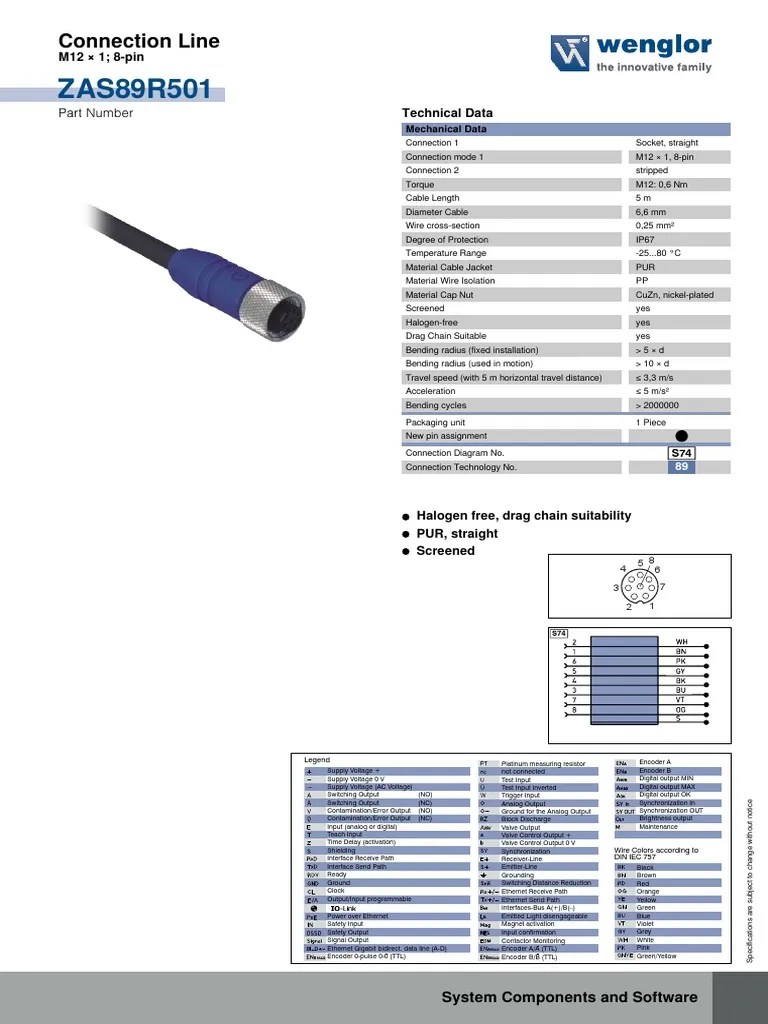 Data Sheet ZAS89R501 Vacuum Tube Electrical Connector Free 30day