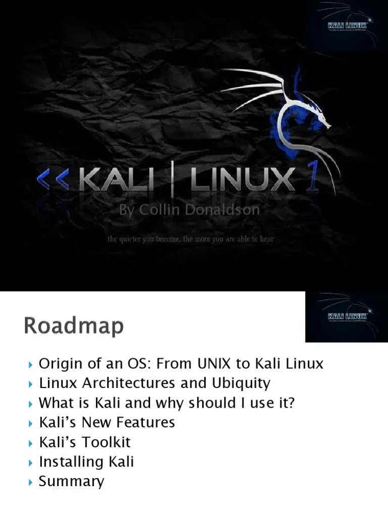 Kali Linux Hacking Linux Unix