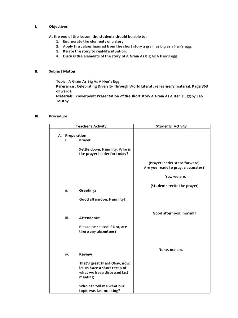 A Grain As Big As A Hen's Egg PDF