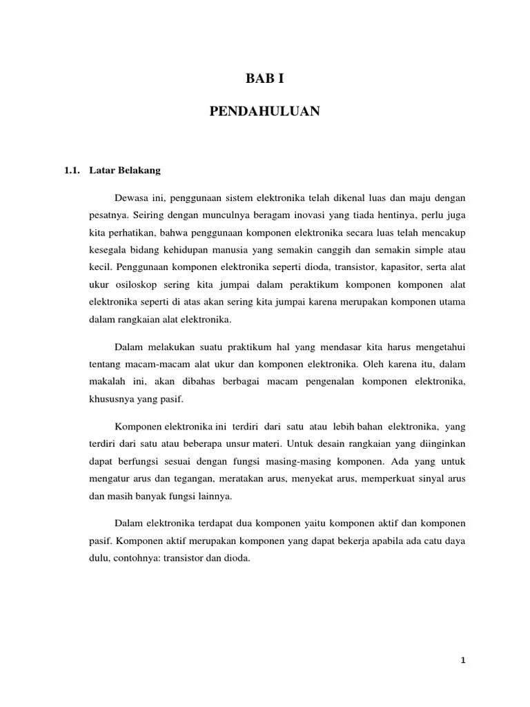 Makalah Komponen Aktif | PDF