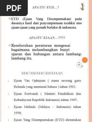 Bahasa Indonesia Ejaan Yang Disempurnakan