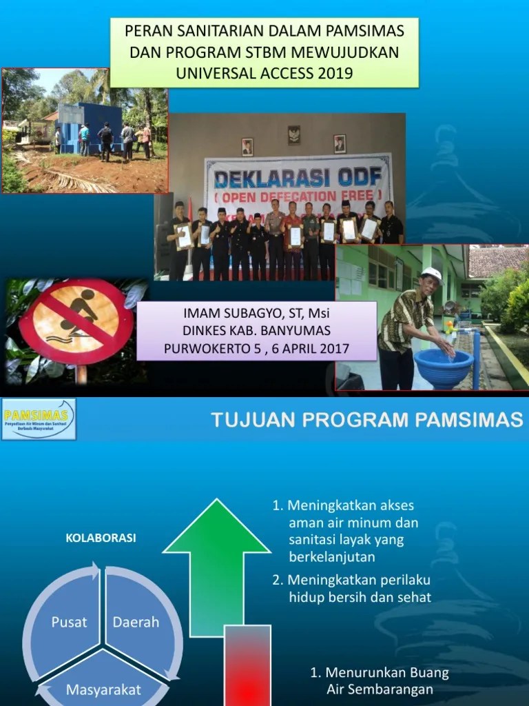 Peran Sanitarian Dalam PAMSIMAS | PDF