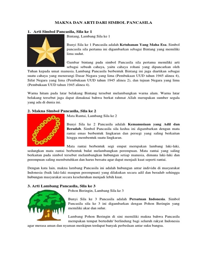 Apa Makna Rantai Sebagai Simbol Sila Kedua Pancasila – Mudah