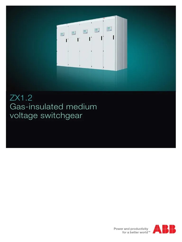 ABB ZX1.2 SwitchgearDS 2448 ZX1.2 en PDF Electrical Connector