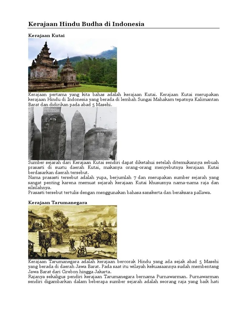 Kerajaan Hindu Pertama Di Indonesia Berbagi Informasi