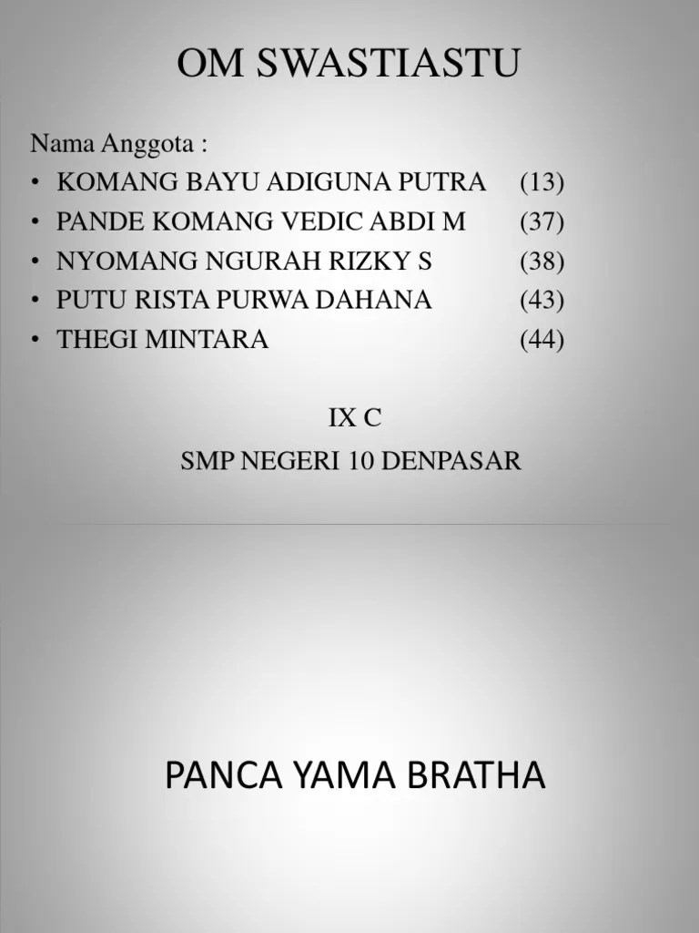 Tugas Agama Hindu.. | PDF