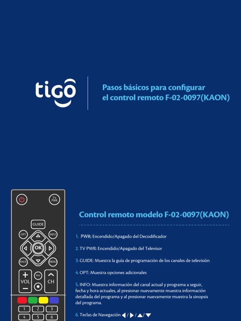 Control Kaon PDF PDF Control remoto La interacción personaordenador