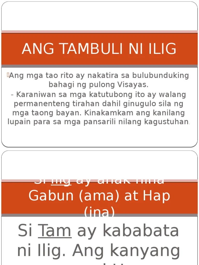 Ang Tambuli Ni Ilig