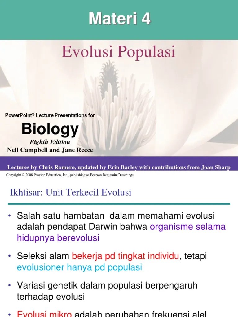 Evolusi Populasi | PDF