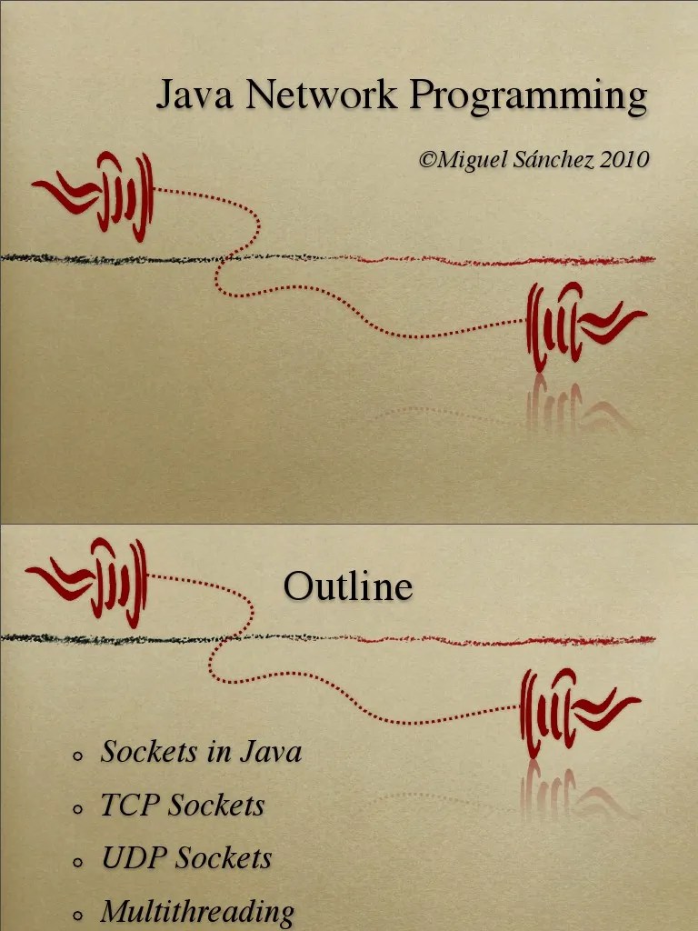 Java Network Programming PDF Network Socket Transmission Control