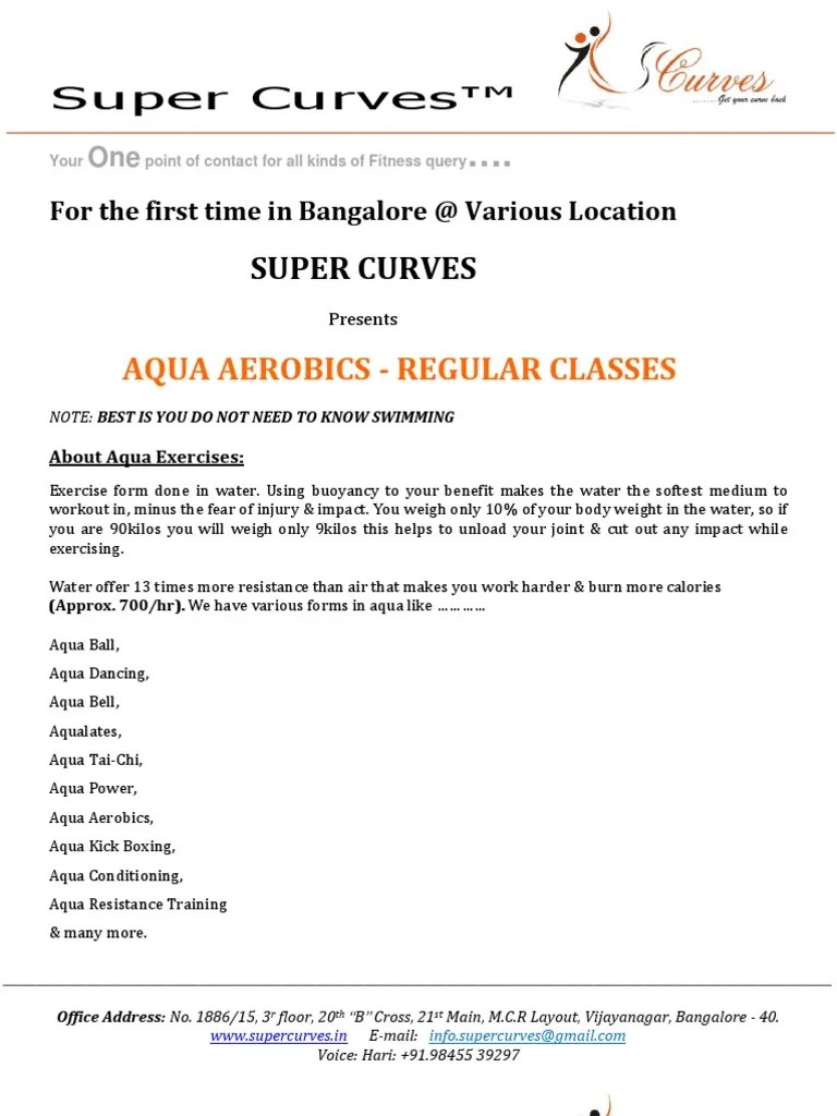 Module Aqua Aerobics Strength Training Physical Fitness