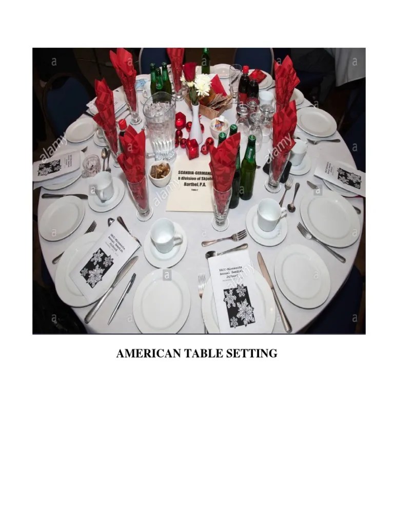 American Table Setting PDF