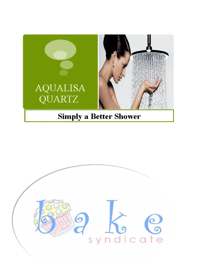 Aqualisa Quartz Simply A Better Shower PDF Water Heating Gas