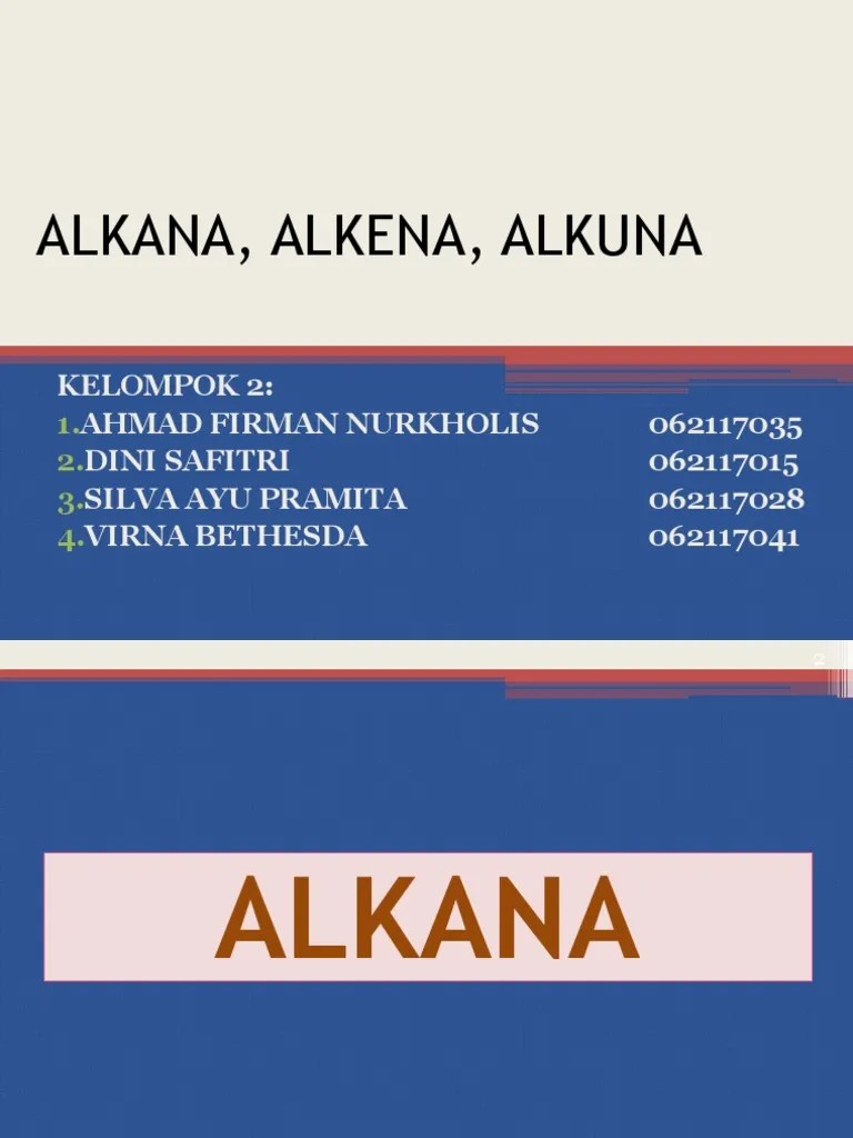 Alkana Alkena Alkuna | PDF