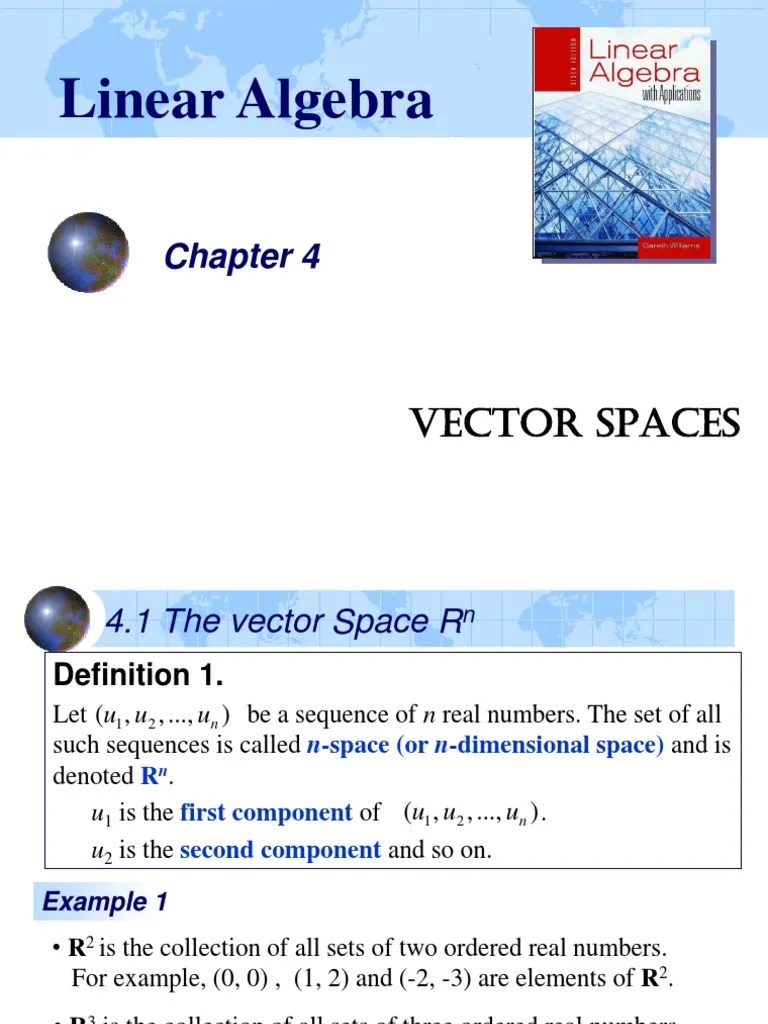 Linear Algebra Vector Space PDF Basis (Linear Algebra) Linear