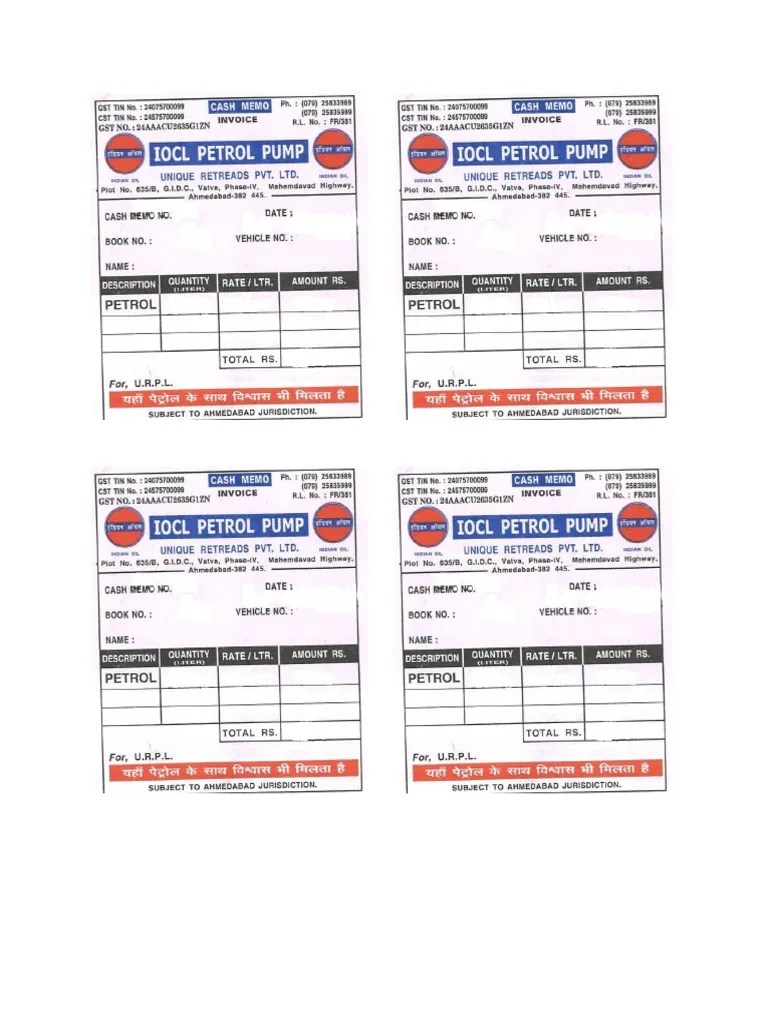 Petrol Bill | PDF