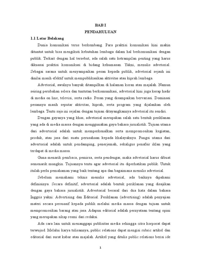 Contoh Artikel Prediktif