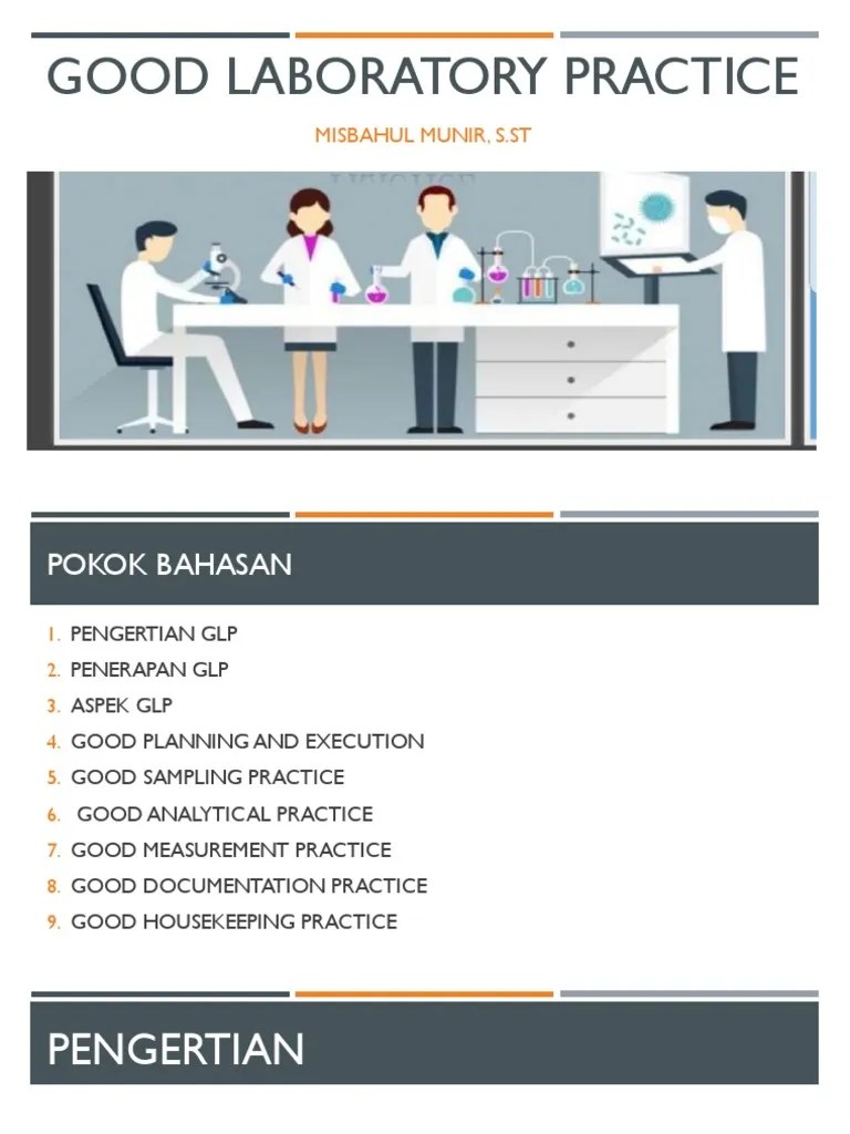 Good Laboratory Practice1 PDF