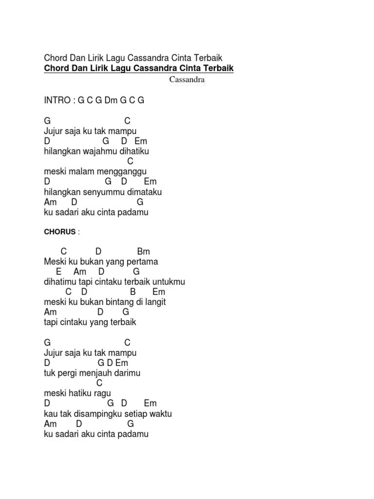 Cassandra Cinta Terbaik | PDF