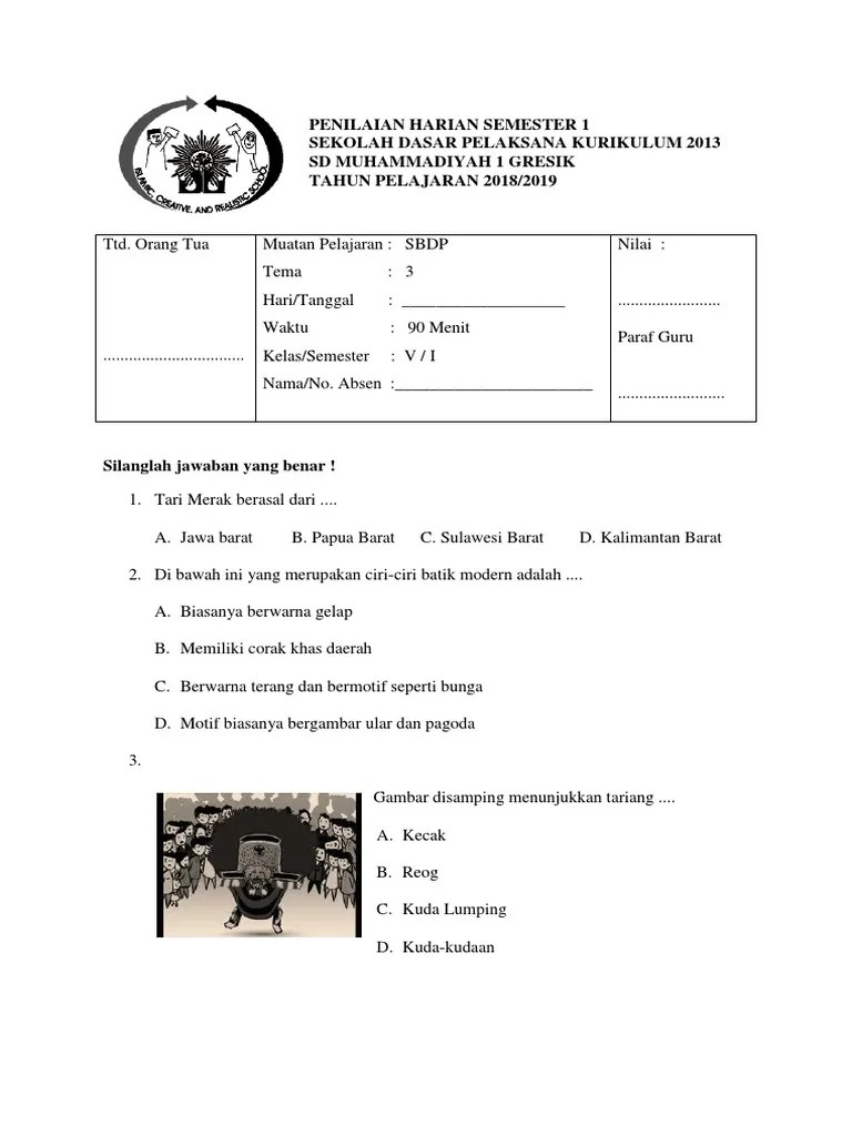 PH Tema 3 Kls 5 SBDP | PDF