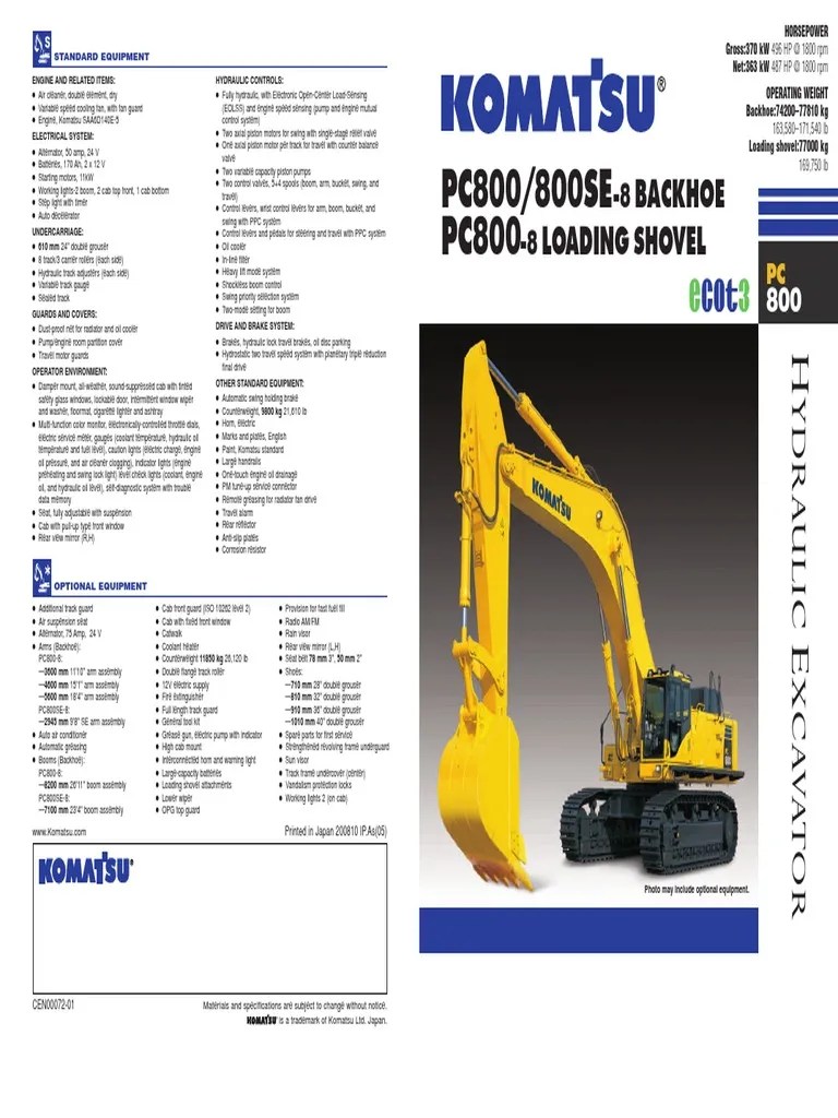 PC800 800se-8 PDF | PDF | Electrical Connector | Engines