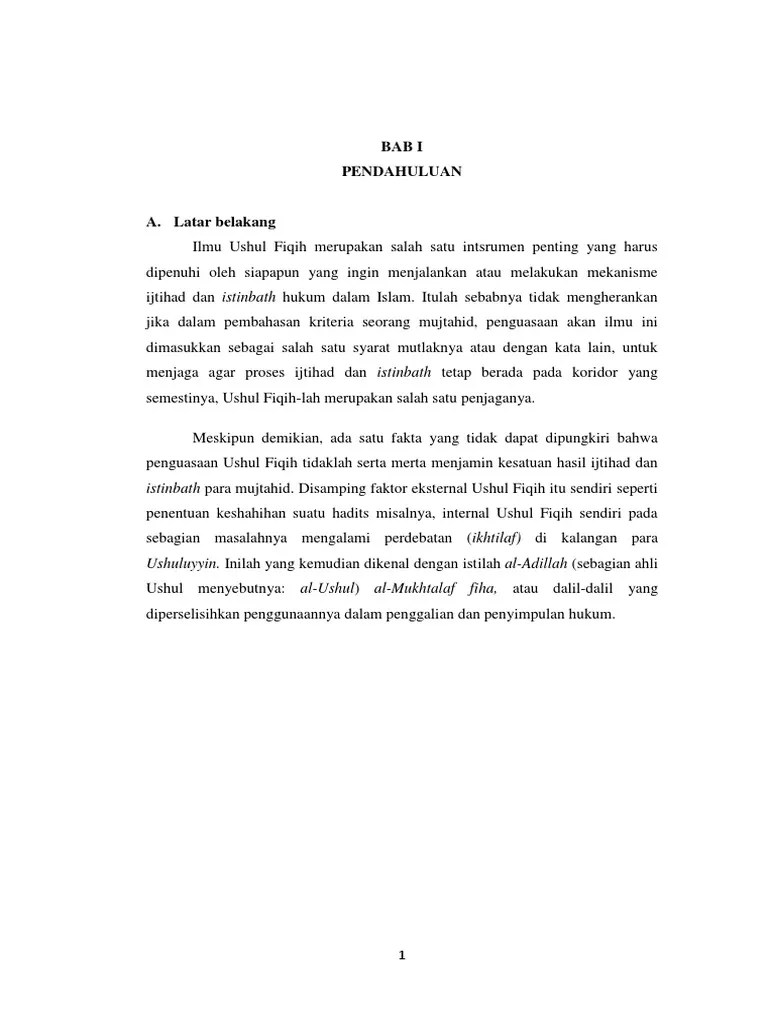 Makalah Al Urf Dan Al &lsquo;Adah | PDF