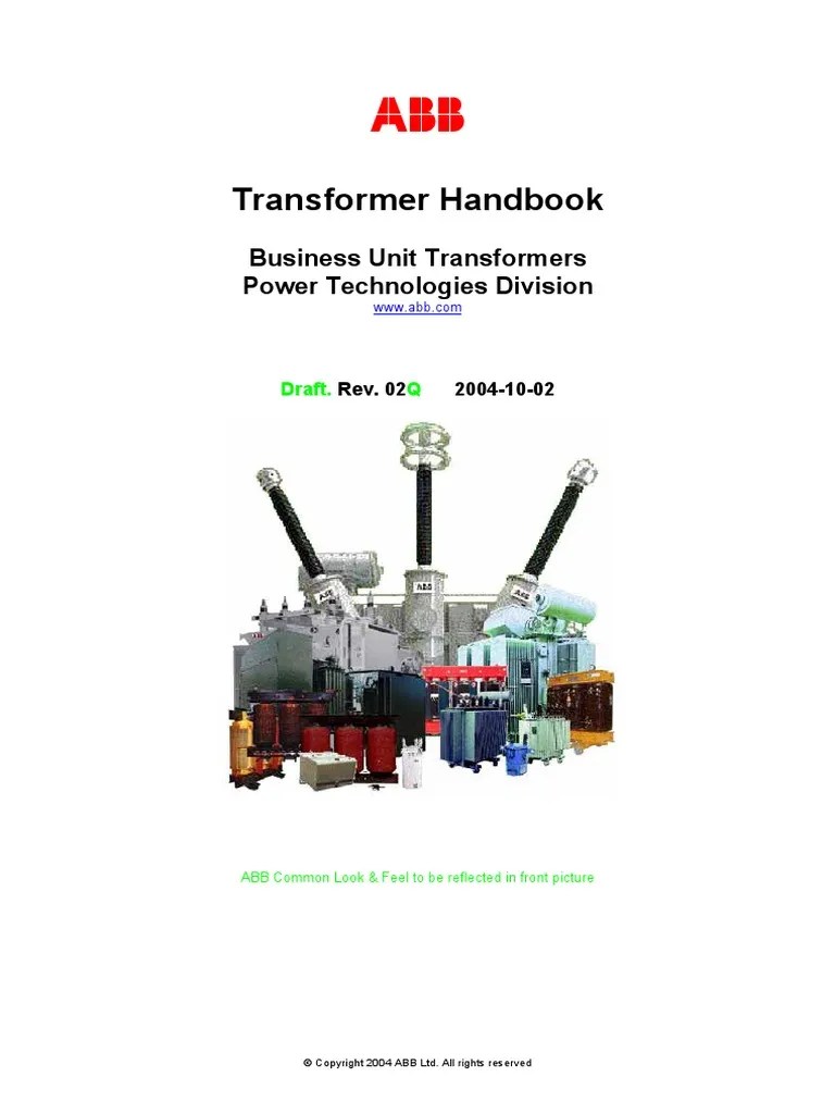 ABB Transformer Handbook PDF International Electrotechnical