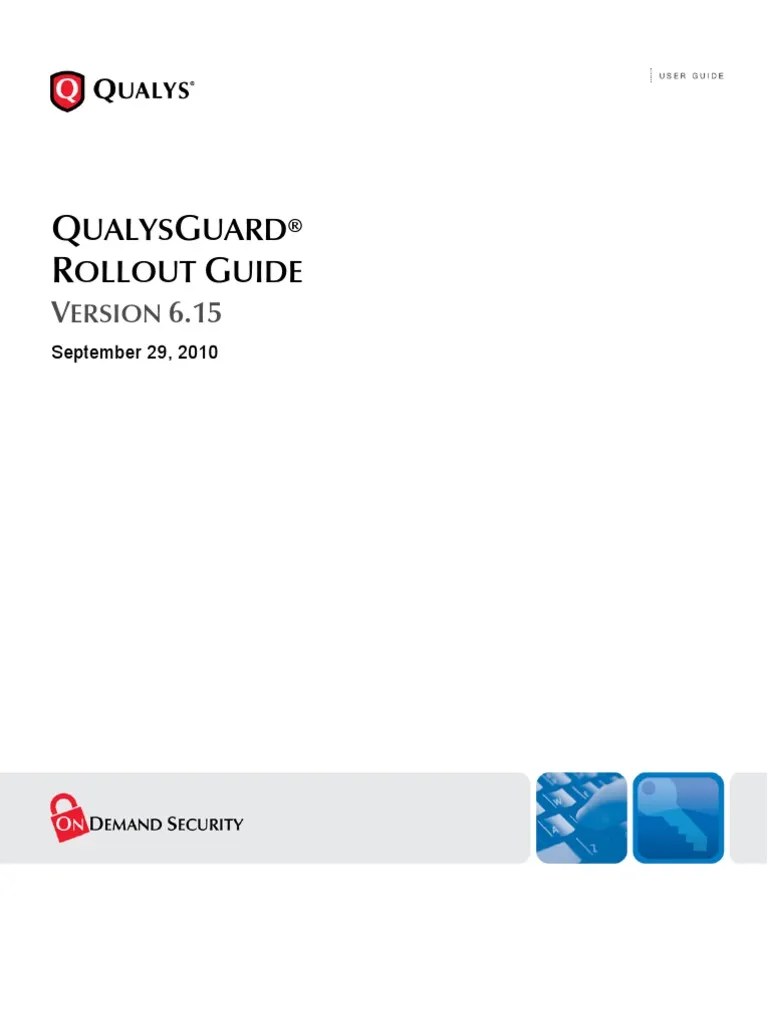 QualysGuard Rollout PDF Vulnerability Payment Card