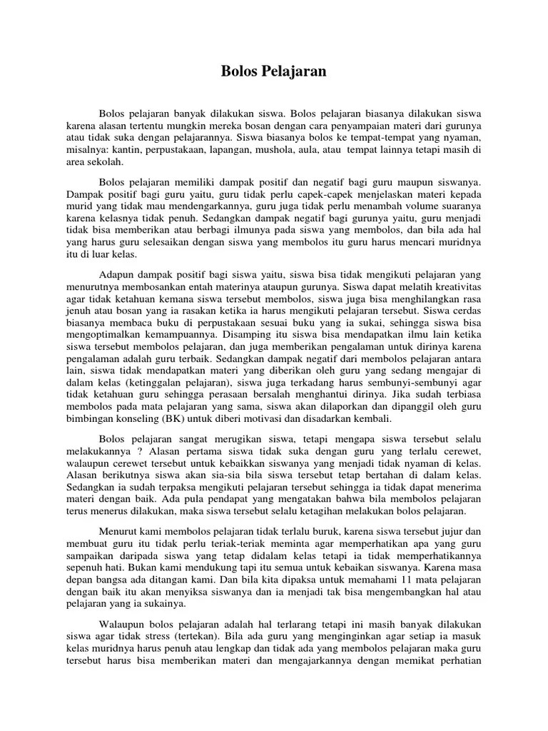 Teks Tanggapan | PDF