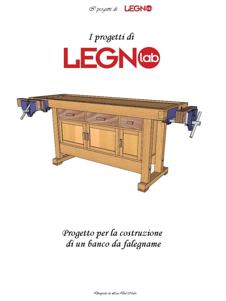 Progetto Per La Costruzione Di Un Banco Da Falegname