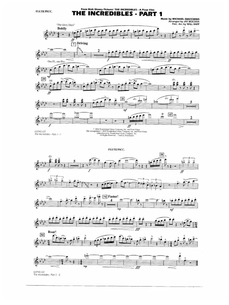 Incrediblespart1 Marching Band PDF PDF