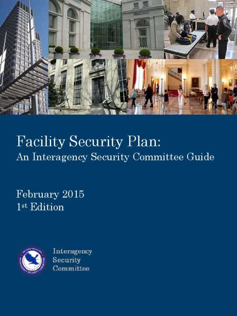 ISC Facility Security Plan Guide 2015 508 PDF Computer Security