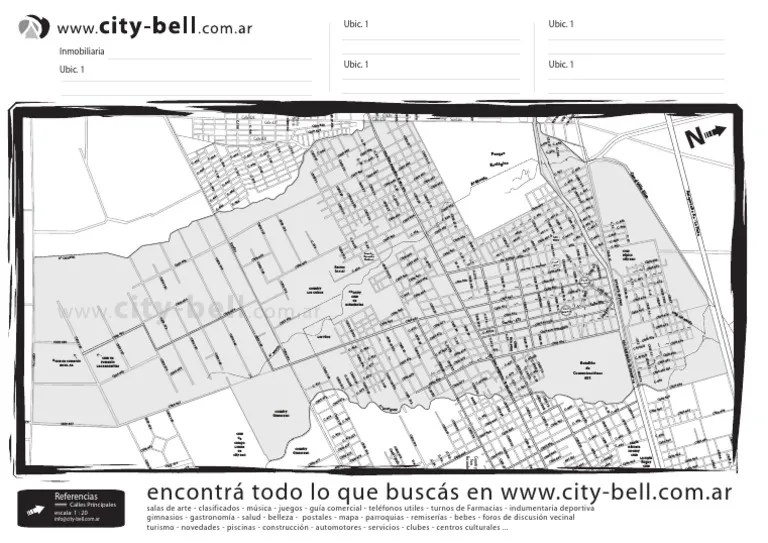 Mapa de City Bell PDF Ajedrez Deportes
