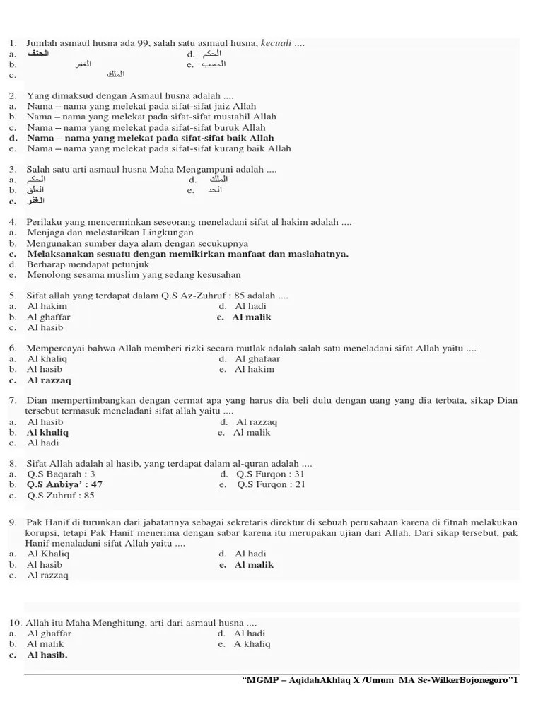 Ciri Orang Yang Meneladani Asmaul Husna Al Hakim Adalah – Goreng