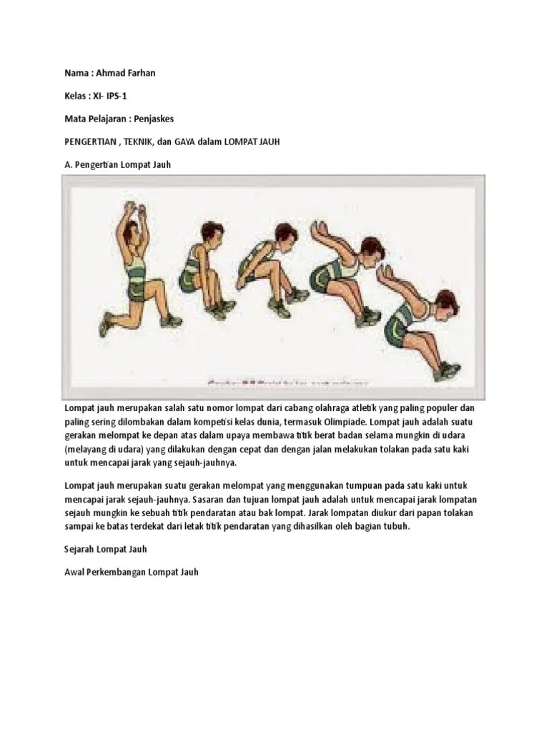 Perbedaan Antara Gaya Gaya Dalam Lompat Tinggi Terletak Pada Tips