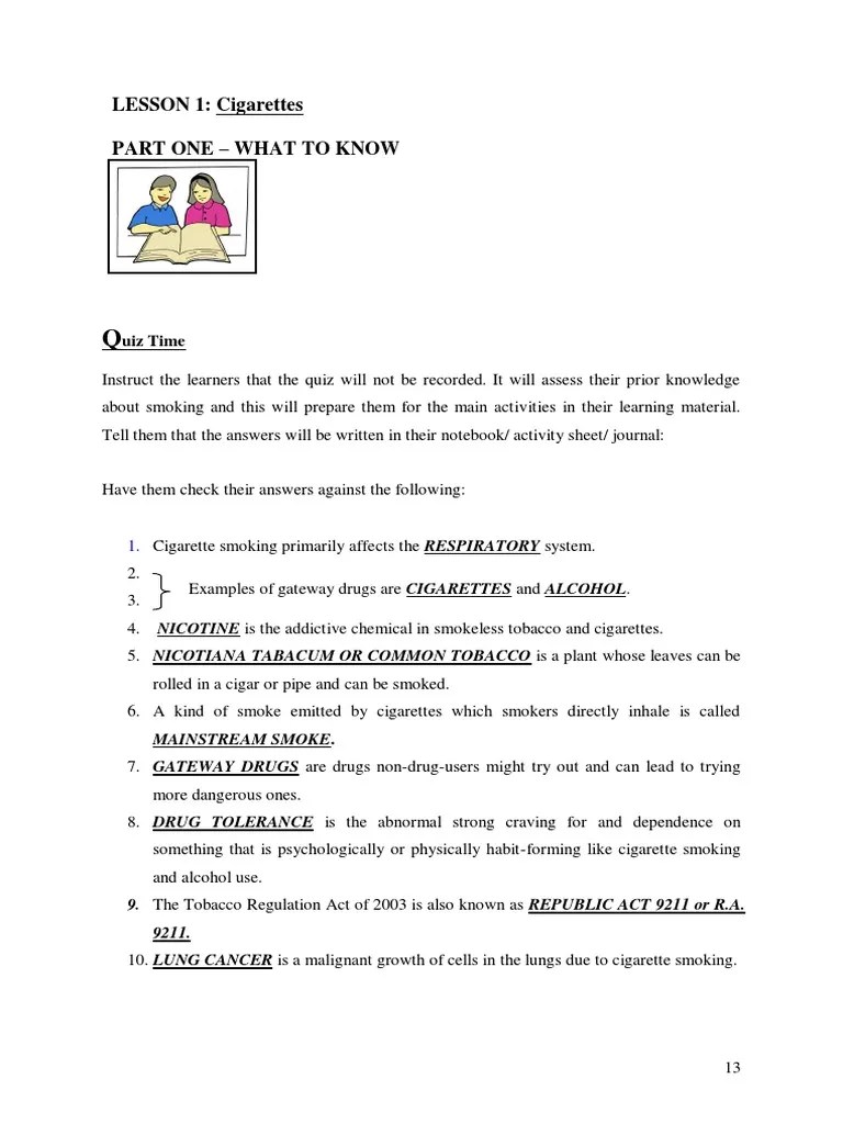 The Endocrine System PDF Tobacco Smoking Addiction