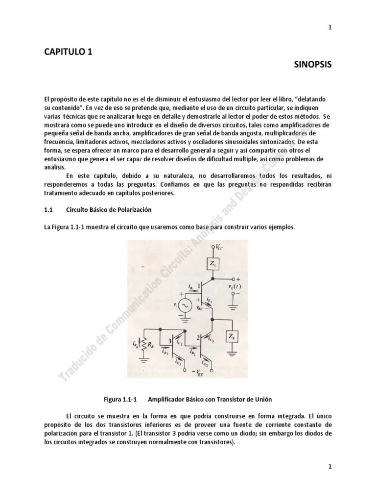 Clarke Hess Cap 1 1era Parte PDF Transistor Ingenieria Eléctrica