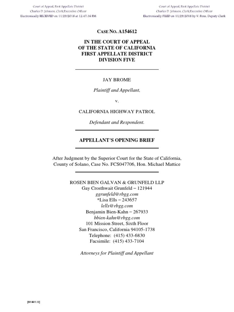 Jay Brome 2018 Lawsuit PDF Summary Judgment Statute Of Limitations