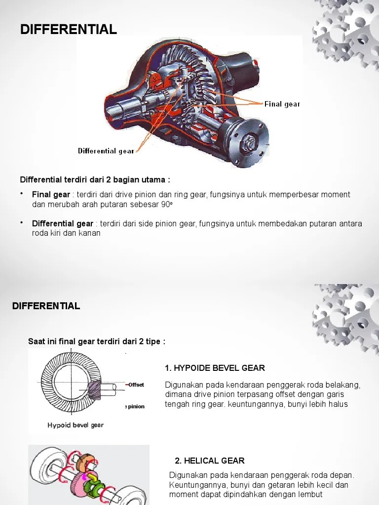 Sistem Kerja Gardan Mobil 4x4 | PDF