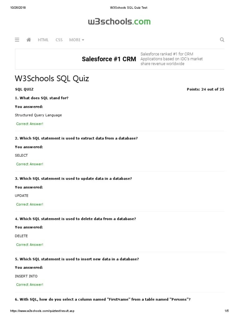 Html Interview Questions And Answers W3schools QUESTIONS & ANSWERS