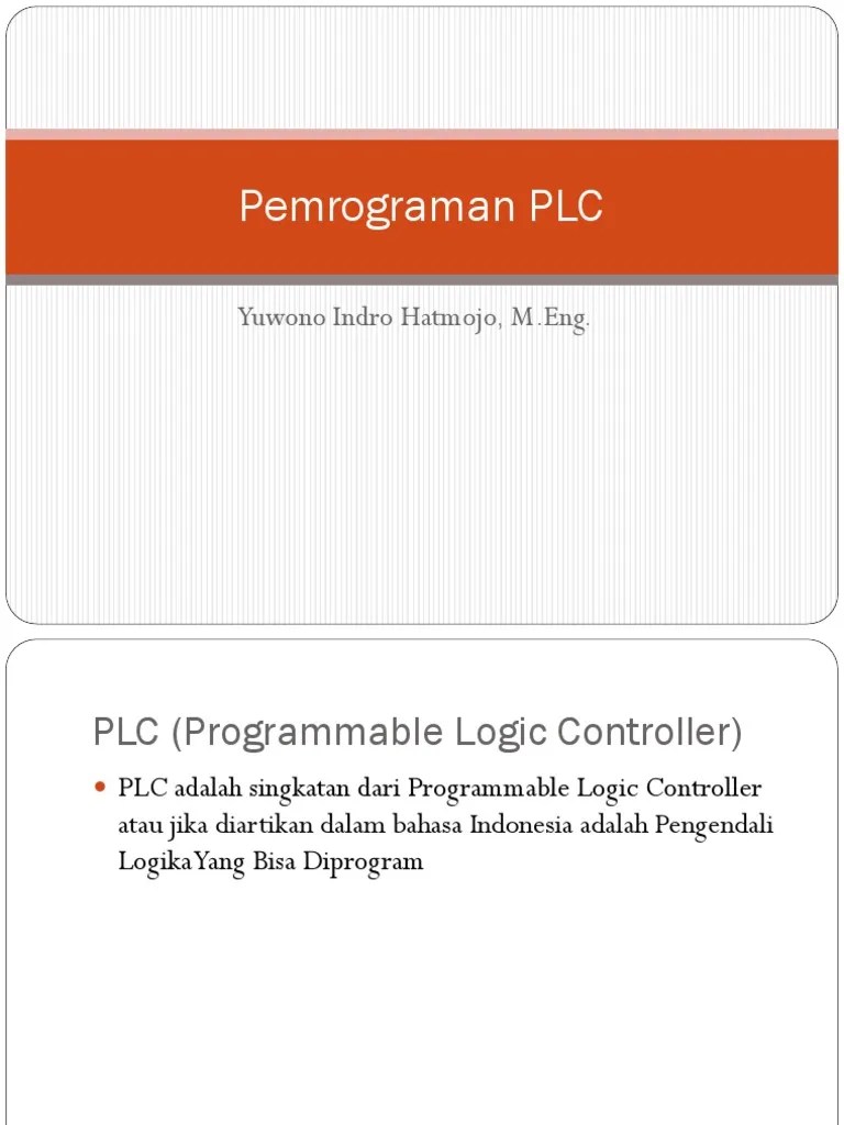 Pemrograman PLC | PDF